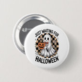 Schattigee Highland Koe Halloween (2) Ronde Button 5,7 Cm (Voorkant /achterkant)