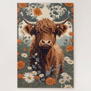 Schattigee Highland Koe Legpuzzel