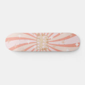 Schattigee Hippie Retro Goede Vibes Skateboard (Horizontaal)