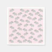 Schattigee Hippo papieren servetten (Voorkant)