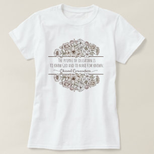 Schattigee Homeschool Mom Klassieke Gesprekken Blo T-shirt