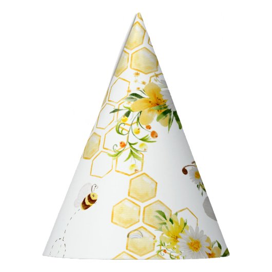 Schattigee hommel honingraten verjaardag feesthoedjes (Links)