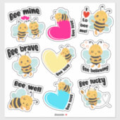 Schattigee hommel stickers (Vel)