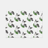 Schattigee hond, Blue Merle Corgi Fleece Deken (Voorkant (Horizontaal))