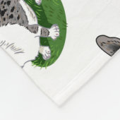 Schattigee hond, Blue Merle Corgi Fleece Deken (Hoek)