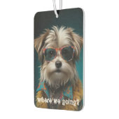 Schattigee Hond Foto Auto Luchtverfrisser (Links)