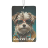 Schattigee Hond Foto Auto Luchtverfrisser (Achterkant)