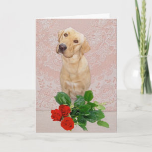 Schattigee hond Jubileum Kaart