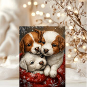 Schattigee Hond Kerst Kaarten