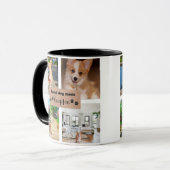 Schattigee Hond Mam Custom Foto Mok (Voorkant links)