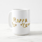 Schattigee hond met een kerstmuts koffiemok (Voorkant links)