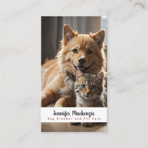 Schattigee Hondenkat Groomer Grooming Service Pet Visitekaartje