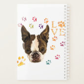 Schattigee hondenplanner planner (Achterkant)