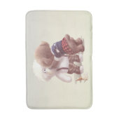 Schattigee hondjes knuffelen badmat (Voorkant Verticaal)