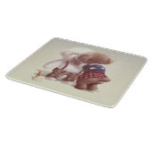 Schattigee hondjes knuffelen snijplank (Hoek)