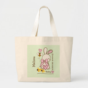 Schattigee &  Honey Bunny Baby Girl Canvas tas