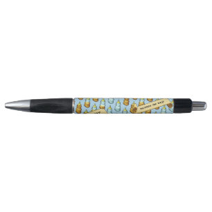 Schattigee Honing Beer knijp de dag! 80s retro art Pen
