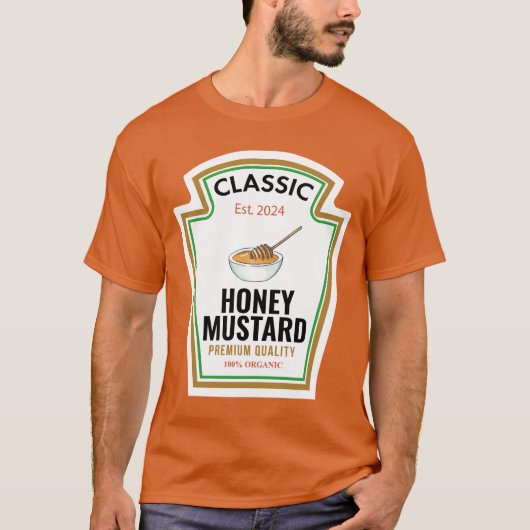 Schattigee Honing Mosterd DIY Halloween Kostuum Mo T-shirt (Voorkant)