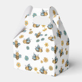 Schattigee Honingbijen & Bloemen Wildbloemen Bedankdoosjes (Achterkant)