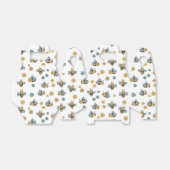 Schattigee Honingbijen & Bloemen Wildbloemen Bedankdoosjes (Uitgevouwen)