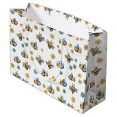 Schattigee Honingbijen & Bloemen Wildbloemen Groot Cadeauzakje (Achterkant Gekanteld)