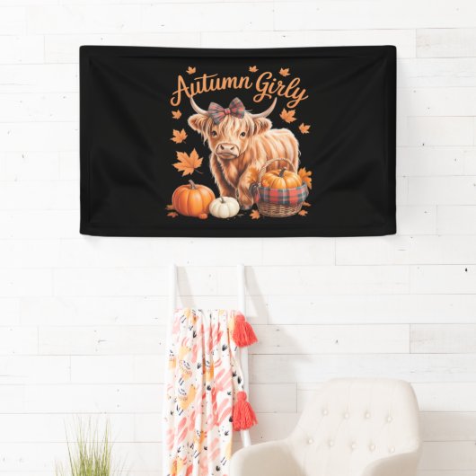 Schattigee Hoogland Koe Herfst Herfst Girly Thanks Spandoek (Insitu)