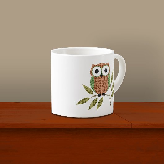 Schattigee Hoot Uil Espresso Mok