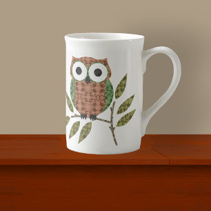 Schattigee Hoot Uil Espresso Mok