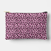 Schattigee Hot Pink en Black Leopard Print Etui (Voorkant)