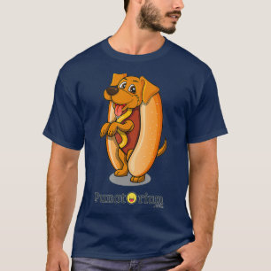 Schattigee hotdog hotdog puppy grappige pun grap t-shirt