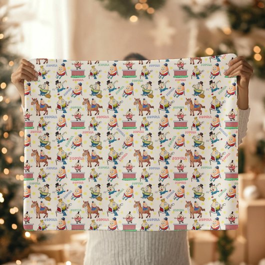 Schattigee Humpty Dumpty Nursery Rhyme Fleece Deken