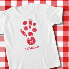 Schattigee Hutspot 3 oktober Leidens ontzet rood w T-shirt
