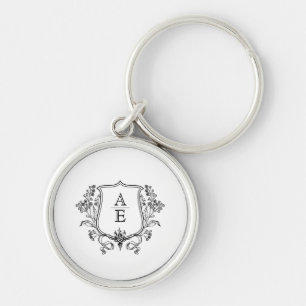 Schattigee huwelijkscadeau Custom Monogram Sleutel Sleutelhanger