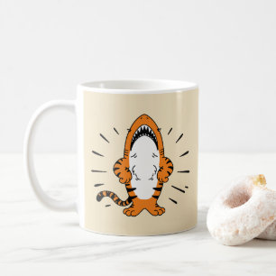 SCHATTIGEE HYBRIDE SHARK TIGER CARTOON KOFFIEMOK