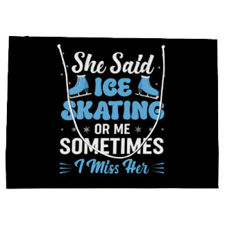 Schattigee ijsbaan gesynchroniseerd roept groot cadeauzakje