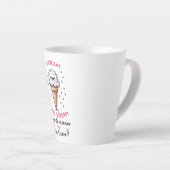 Schattigee ijspun latte mok (Rechterhoek)