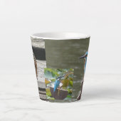 Schattigee ijsvogels Latte Mok (Voorkant)