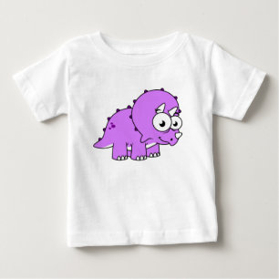 Schattigee illustratie van een Triceratops.