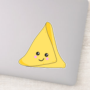 Schattigee Indiase Samosa Kawaii Karakter Sticker