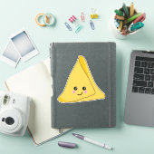 Schattigee Indiase Samosa Kawaii Karakter Sticker (iPad Cover)