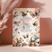 Schattigee Insecten Bugtastic Pink Girl Kids Verja Kaart