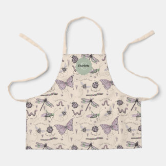 Schattigee Insecten Vlinderlibel Kinderen Schort