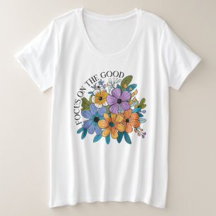 Schattigee inspiratie goede focus woordkunst grote maat t-shirt