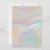 Schattigee iriserende gouden glitter kerst nieuwja (Achterkant)