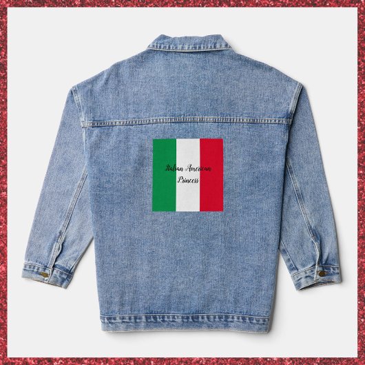Schattigee Italiaanse prinses Denim Jacket