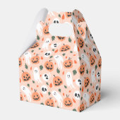 Schattigee Jack-O-Lantern & Ghost Pattern Bedankdoosjes (Achterkant)