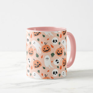 Schattigee Jack-O-Lantern & Ghost Pattern Mok