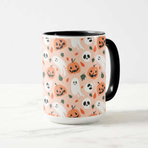 Schattigee Jack-O-Lantern & Ghost Pattern Mok