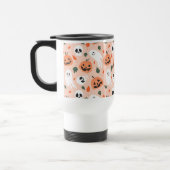 Schattigee Jack-O-Lantern & Ghost Pattern Reisbeker (Links)