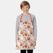 Schattigee Jack-O-Lantern & Ghost Pattern Schort (Gedragen)